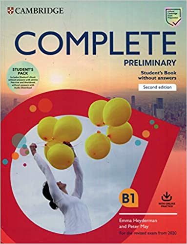 Complete Preliminary Student's Pack (Student's Book without answers with Online Practice and Workbook without answers with Audio)