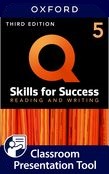 Q: SKILLS FOR SUCCESS THIRD EDITION 5 Reading and Writing Classroom Presentation Tool