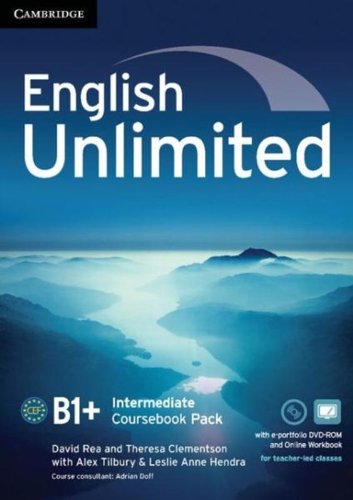ENGLISH UNLIMITED INTERMEDIATE Coursebook + e-Portfolio + Online Workbook Pack  