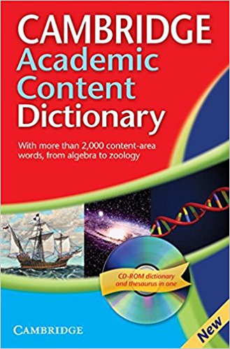 CAMBRIDGE ACADEMIC CONTENT DICTIONARY + CD-ROM