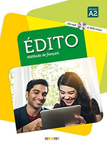 LE NOUVEL EDITO A2 Livre eleve + CD Audio + DVD