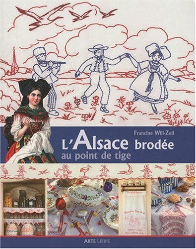Alsace Brodee au Point de Tige