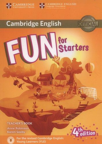 FUN FOR STARTERS 4th ED Teacher's Book + Downloadable Audio