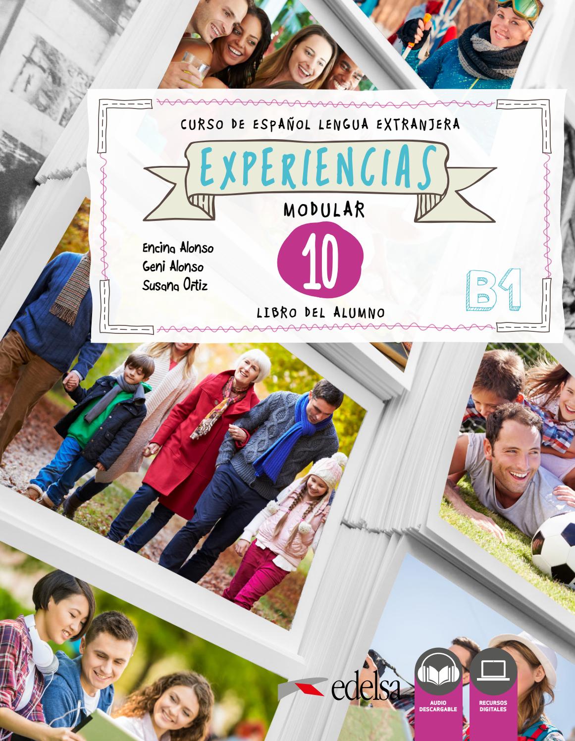 EXPERIENCIAS Libro del alumno 10 (B1) + audio descargable