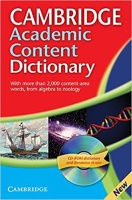 CAMBRIDGE ACADEMIC CONTENT DICTIONARY